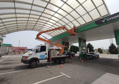 Popravak rasvjete benzinske crpke